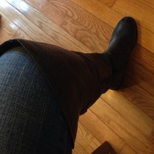 Knee high riding boots