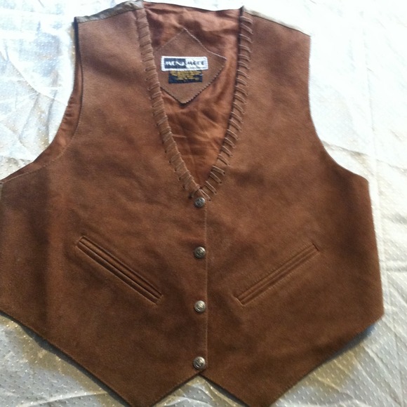 Vintage leather vest