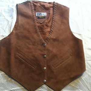 Vintage leather vest