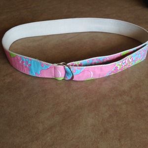Lilly Pulitzer Elephant Belt