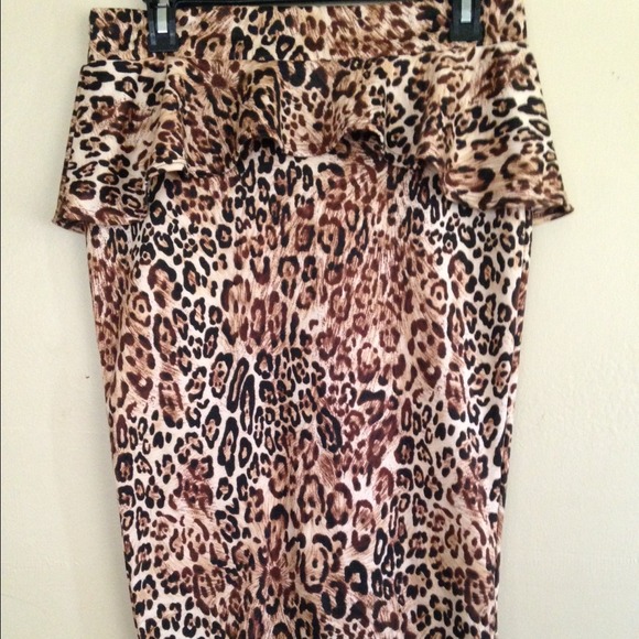 Arden B Leopard Peplum