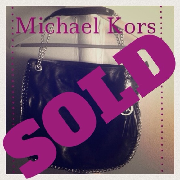 Michael Kors Bags Authentic Black Leather Mk Bag Poshmark