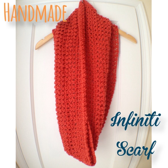 Handmade crochet infinti scarf