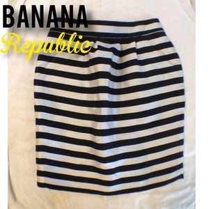 Banana Republic striped pencil skirt