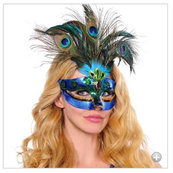 Peacock Feather Mask🍃