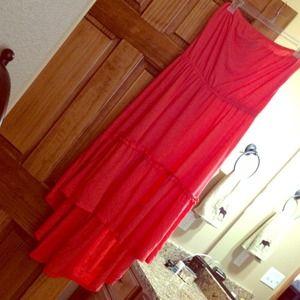 Strapless dress