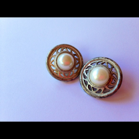 Vintage clip on earrings