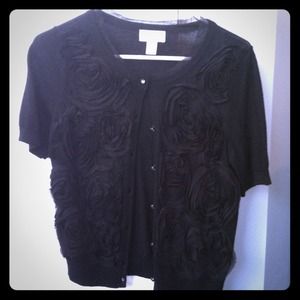 Loft rosette cardigan