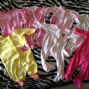 🚫SOLD🚫💕Bundle Sleepers for girl 💕💕