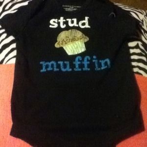 Stud muffin onesie