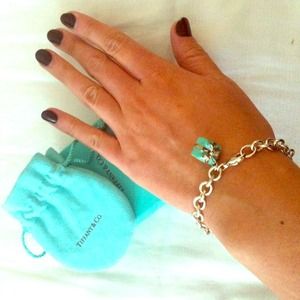 Tiffany & Co. signature charm bracelet.