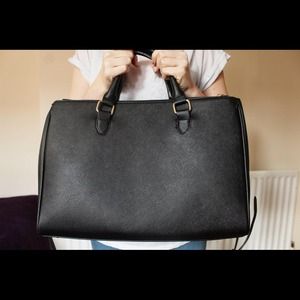 Black Zara handbag