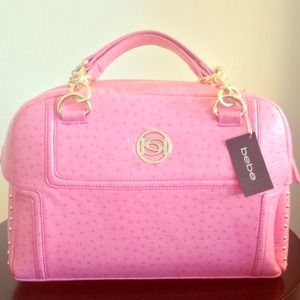 ✂Cut Price✂SALE!!!NEW! BEBE Blair Pink Satchel Bag