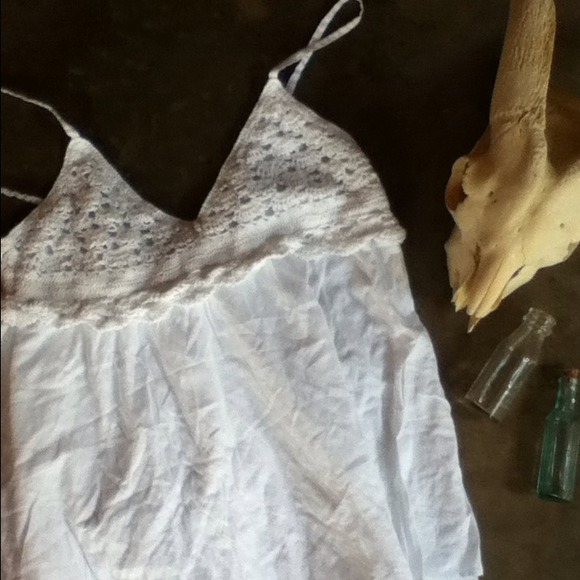 Flowy crochet tank