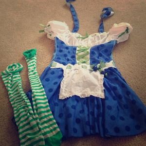 Blueberry girl Halloween costume