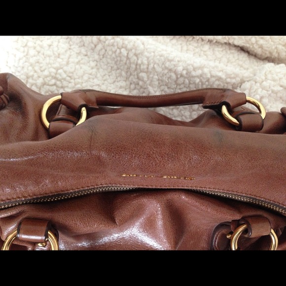 Miu Miu Vitello Lux Bow Bag Satchel - Picture 3 of 4