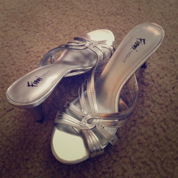 Silver heels