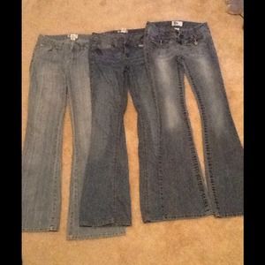 THREE pairs of Jeans,.. 'So' from Kohl's