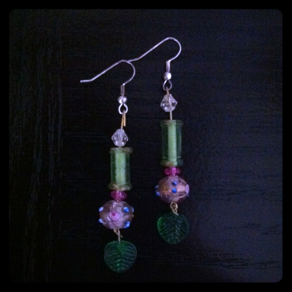 💎Glass bead earrings💎