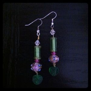 💎Glass bead earrings💎