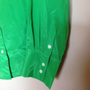 J. Crew Tops - Kelly Green JCrew silk button down J. Crew Tops - Kelly Green JCrew silk button down