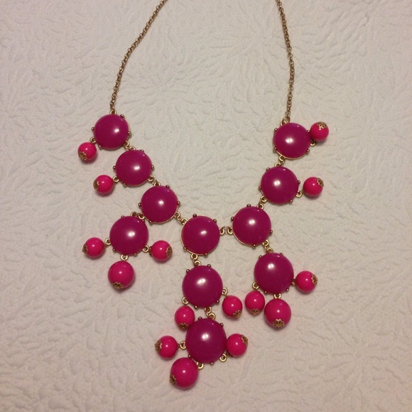 Bubble Necklace Fuchsia