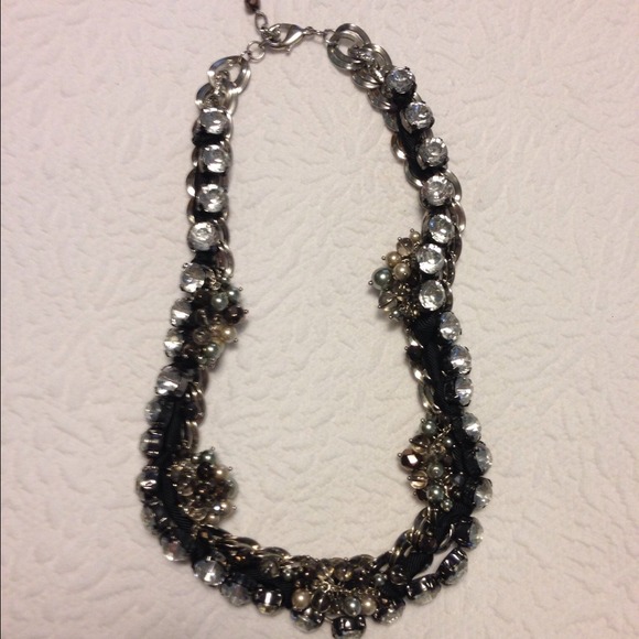 Ann Taylor Crystal Twist necklaces bundle