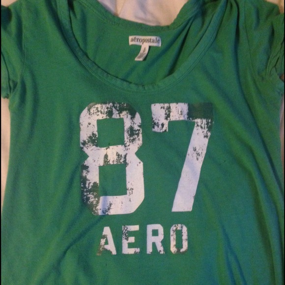 Aeropostale green shirt - Picture 2 of 3