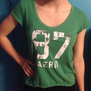 Aeropostale green shirt