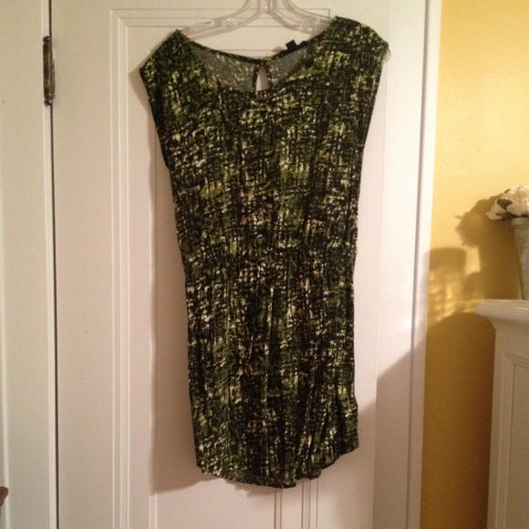 SOLD. Green and black tunic/dress.