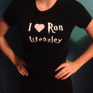 Custom "I love Ron Wesley" t-shirt