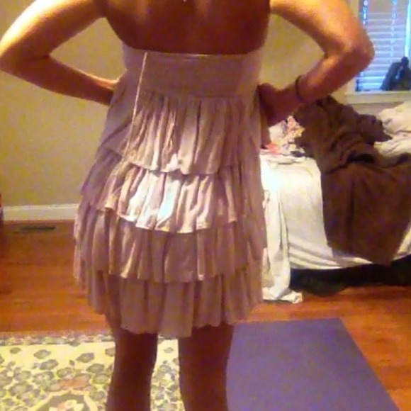 Pink Ruffled Dress - Picture 2 of 3