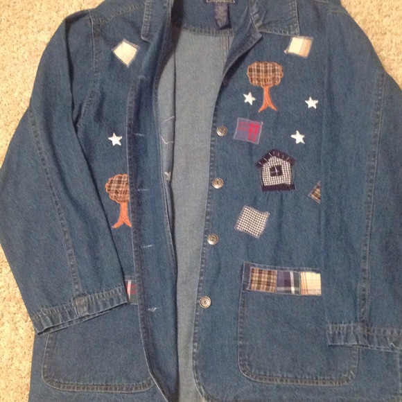 Patchwork Denim Top - Picture 2 of 4