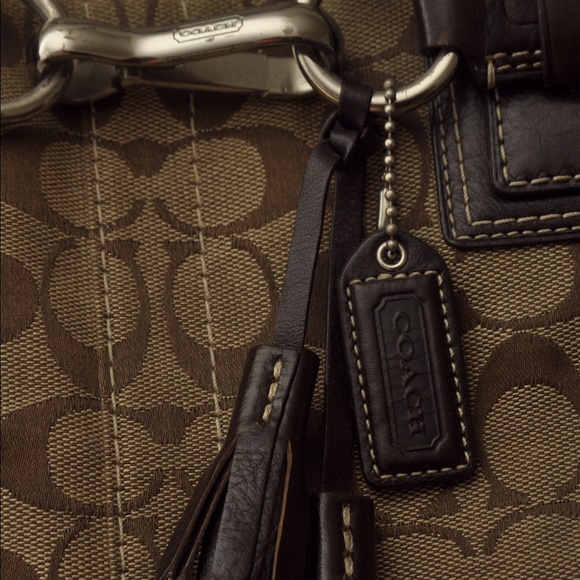 COACH Signature Hamptons Carryall Tote