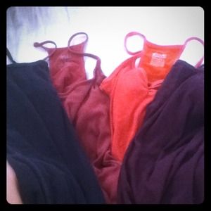 Fitted colourful tanks!