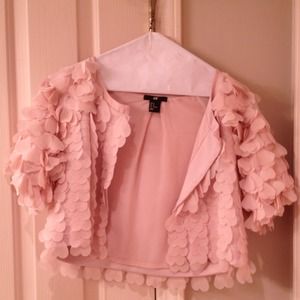 H&M cropped heart jacket