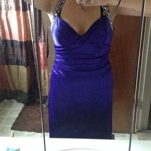 Floor length Prom dress.