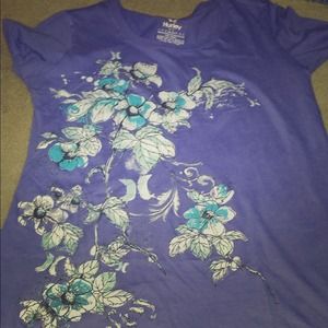 Purple tow with lovely flower print