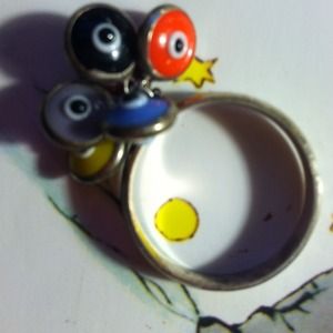 SWATCH brand collector item silver ring