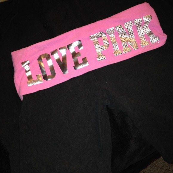 Victoria's Secret blinged yoga pants