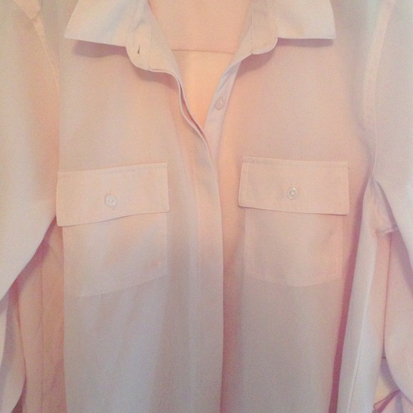 Light pink button up