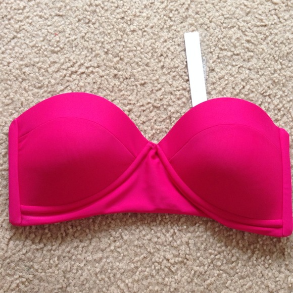 Sold! Mikoh Bordeaux bikini top bandeau seaberry
