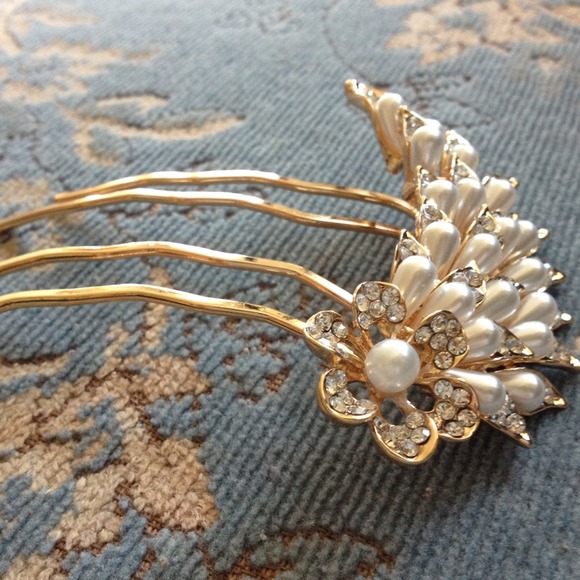 Vintage 1920s style fancy hair pin - Picture 4 of 4