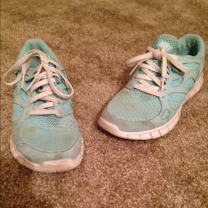 ON HOLD FOR  @andycastro     Light blue nike free