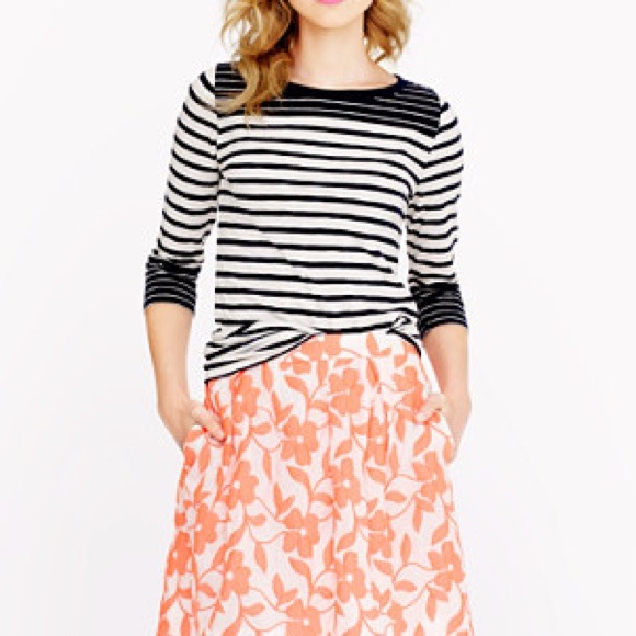 ❌SOLD in Bundle J. Crew Painter Striped Tee.