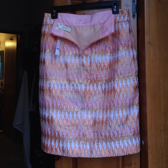 J. Crew knee length skirt size 4 - Picture 3 of 4