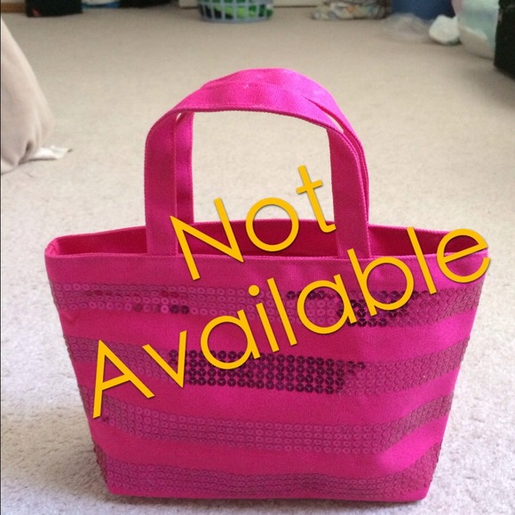 Victoria Secret hot pink Mini tote