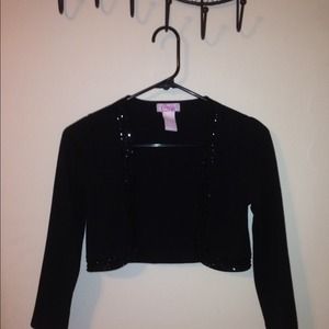 Dressy black cover up