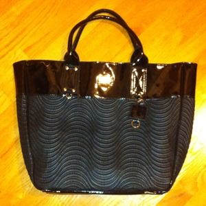 Versace large black tote