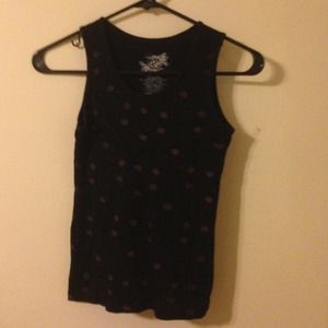 Black tank top